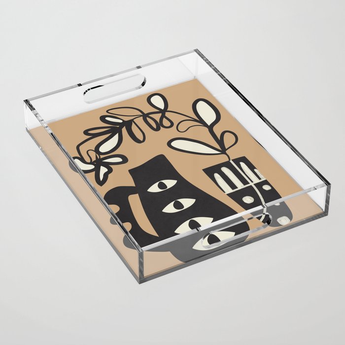 Surreal Flora 1 Acrylic Tray Gallery Image 1