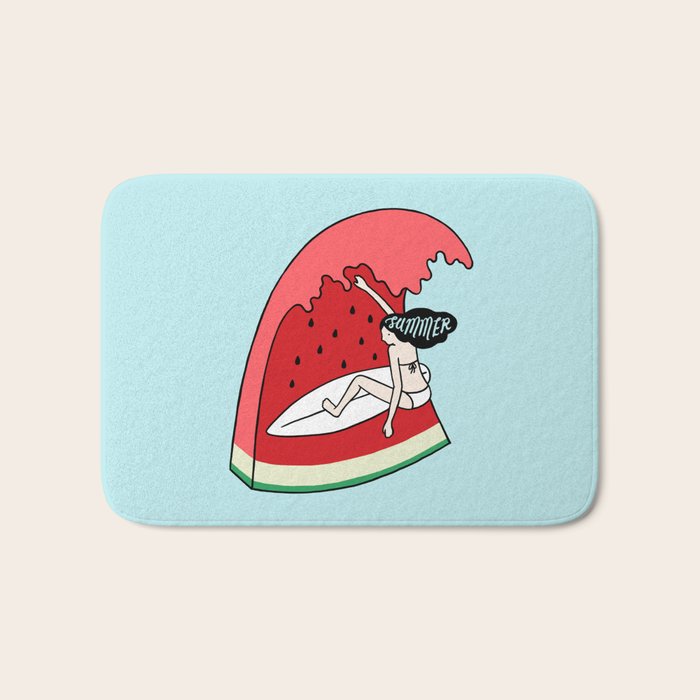 Watermelon Surf Bath Mat Gallery Image 1