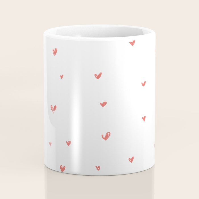 Little Read Hearts Coffee Mug Gallery Image 4