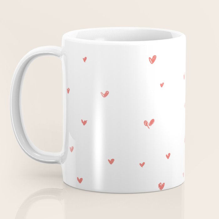 Little Read Hearts Coffee Mug Gallery Image 3