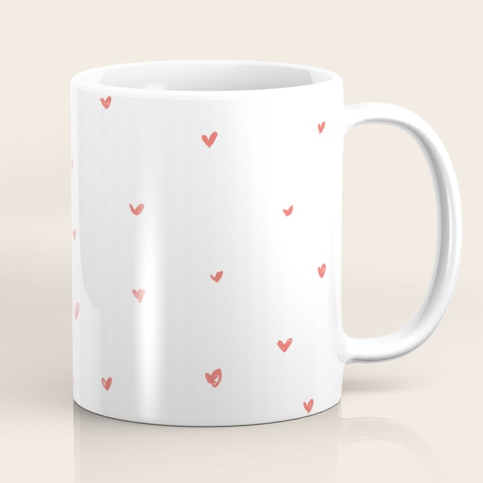 Little Read Hearts Coffee Mug Gallery Image 1