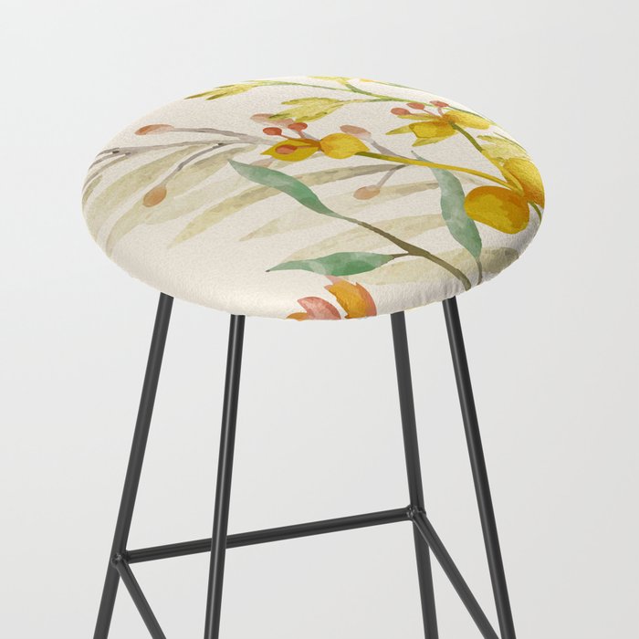 Autumn Flowers Stool Gallery Image 2
