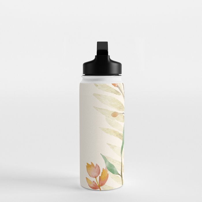 Autumn Flowers Water Bottle Gallery Image 3