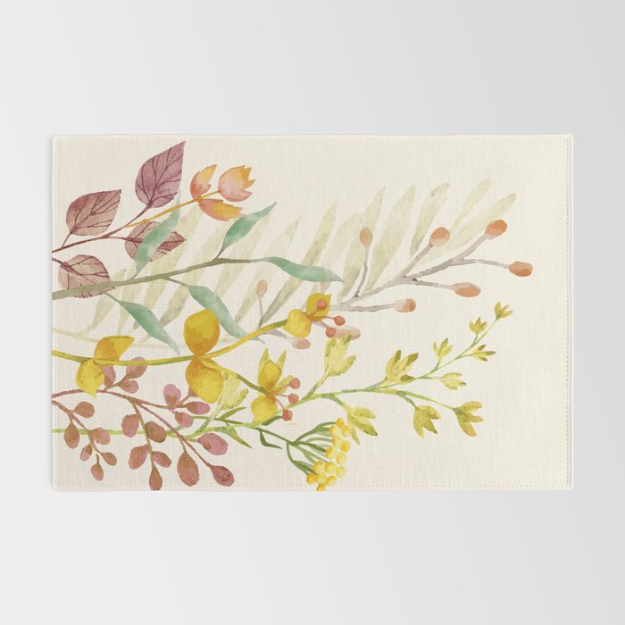 Autumn Flowers Rug Gallery Image 2