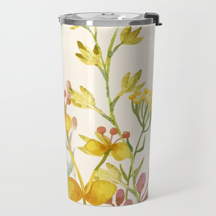 Autumn Flowers Travel Mug Gallery Image 2