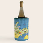 Map of Northern Michigan - Pasty Tour in Emerald Wine Chiller Gallery Image 1