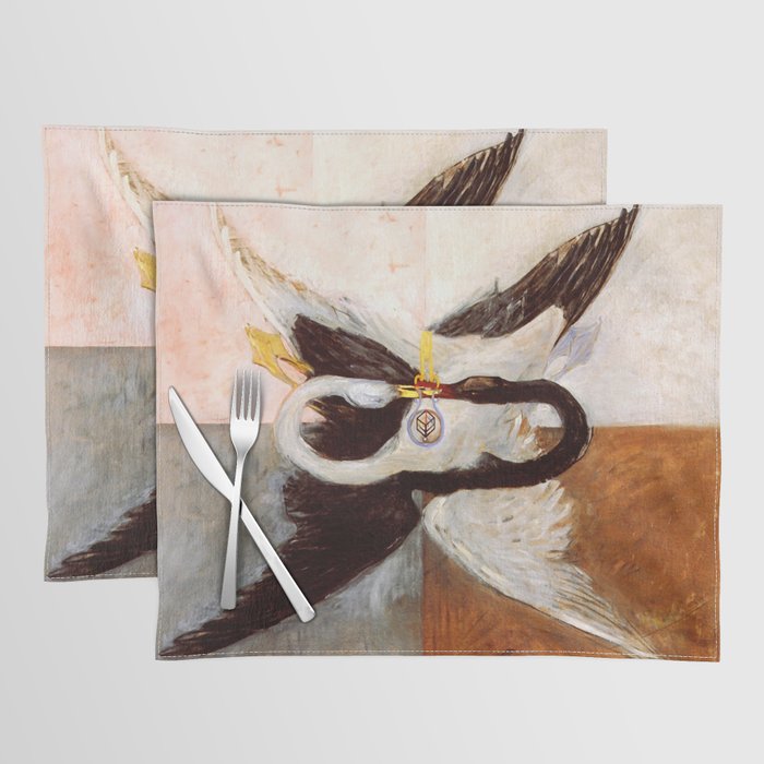 Hilma af Klint "The Swan, No. 24, Group IX-SUW, 1915" Placemat Gallery Image 1