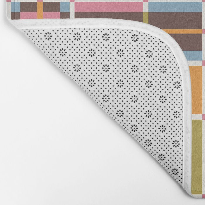 Bold Lines and Blocks Bath Mat Gallery Image 2