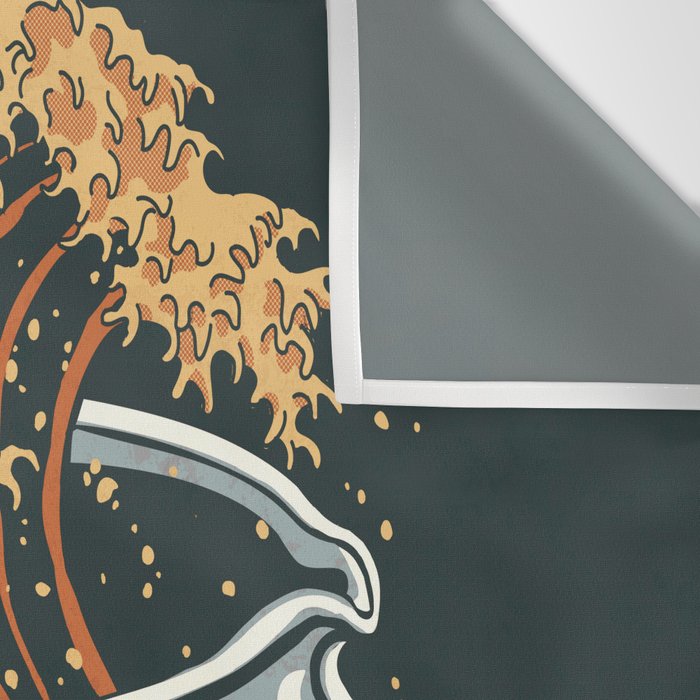 The Great Wave of Coffee Wall Tapestry Gallery Image 3