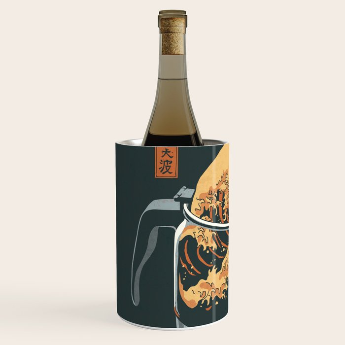 The Great Wave of Coffee Wine Chiller Gallery Image 2