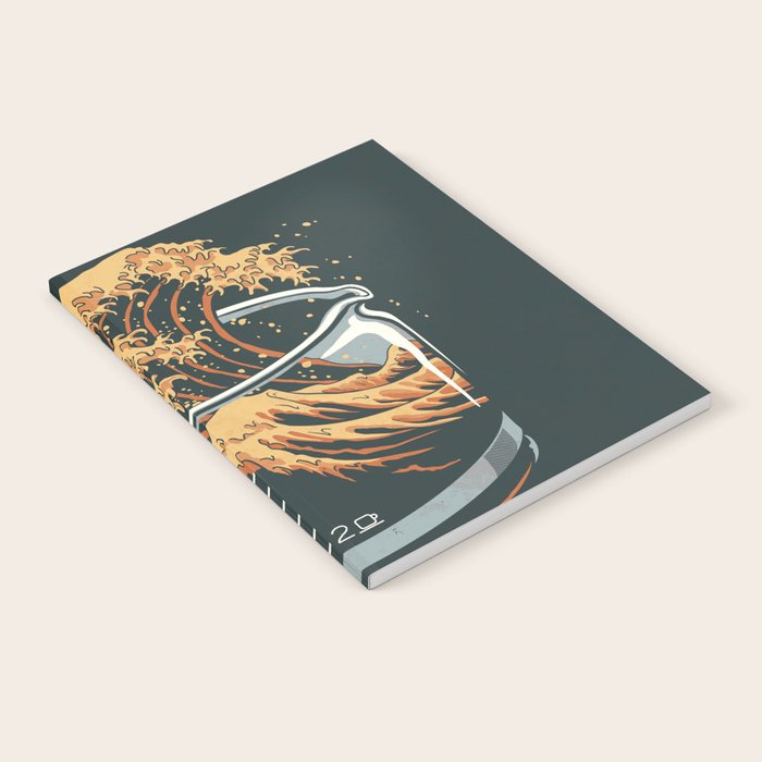 The Great Wave of Coffee Notebook Gallery Image 2