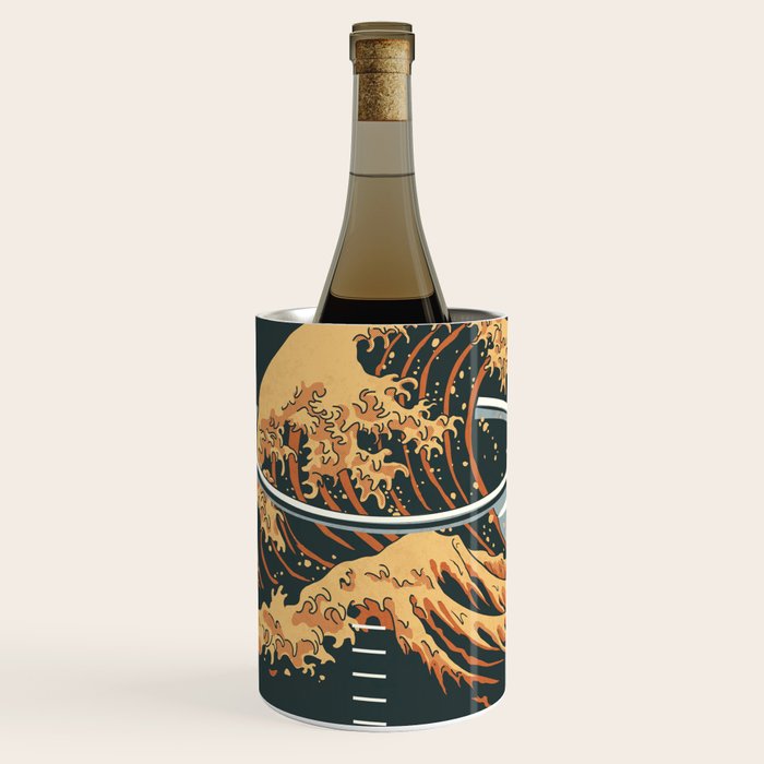 The Great Wave of Coffee Wine Chiller Gallery Image 1