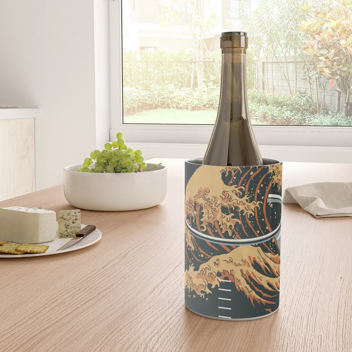 The Great Wave of Coffee Wine Chiller Gallery Image 4