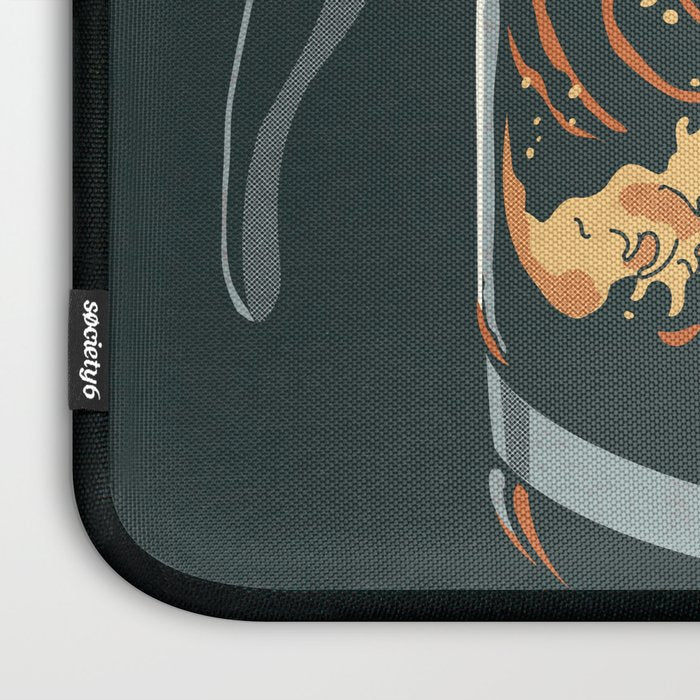 The Great Wave of Coffee Laptop Sleeve Gallery Image 3