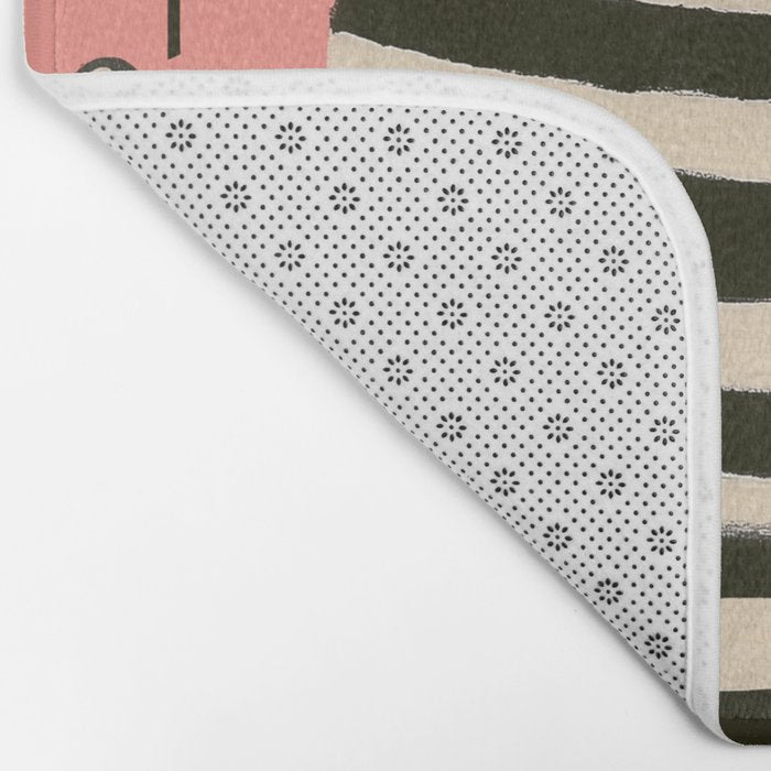 Pink Forest Raccoon Bath Mat Gallery Image 2
