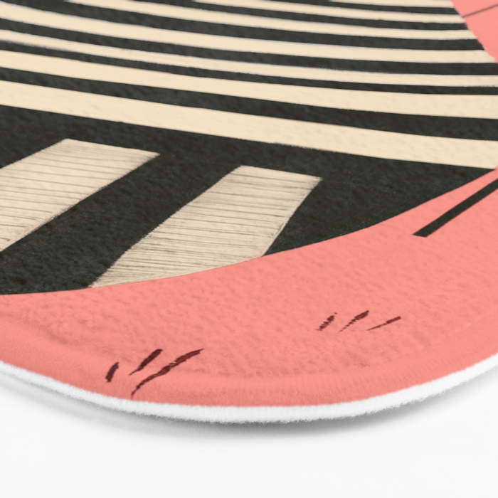 Pink Forest Raccoon Bath Mat Gallery Image 3