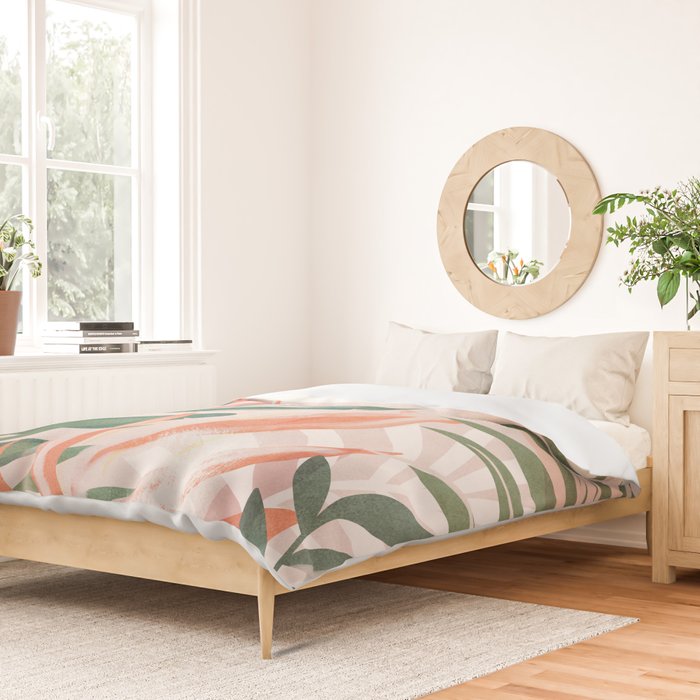 Tropical Leaves 4 Duvet Cover Gallery Image 2
