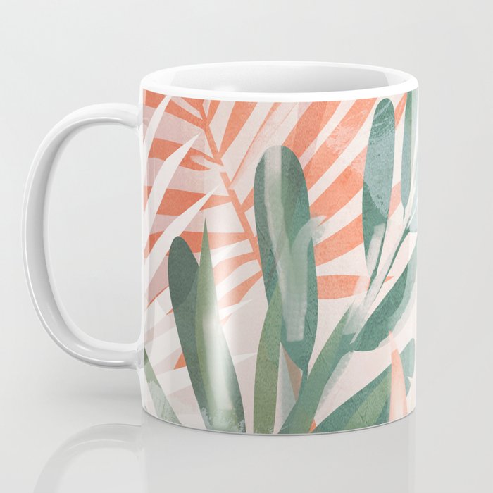 Tropical Leaves 4 Coffee Mug Gallery Image 3