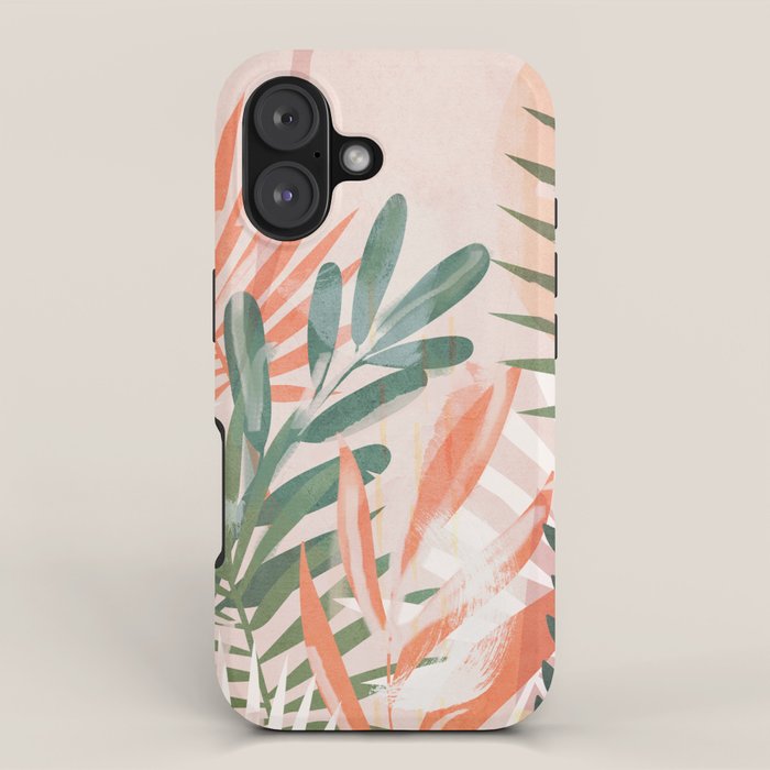 Tropical Leaves 4 iPhone Case Gallery Image 1