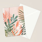 Tropical Leaves 4 Stationery Card Gallery Image 2