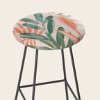 Tropical Leaves 4 Stool Gallery Image 2