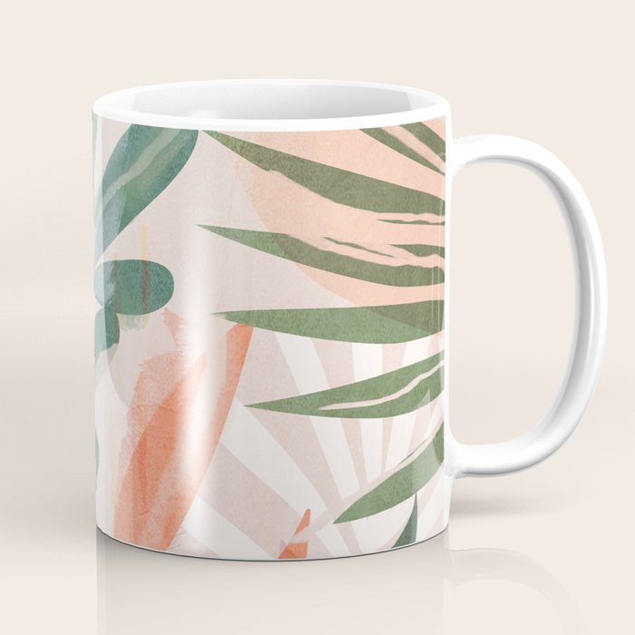 Tropical Leaves 4 Coffee Mug Gallery Image 1