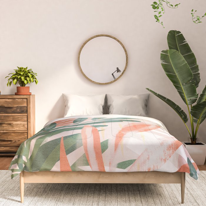 Tropical Leaves 4 Comforter Gallery Image 3