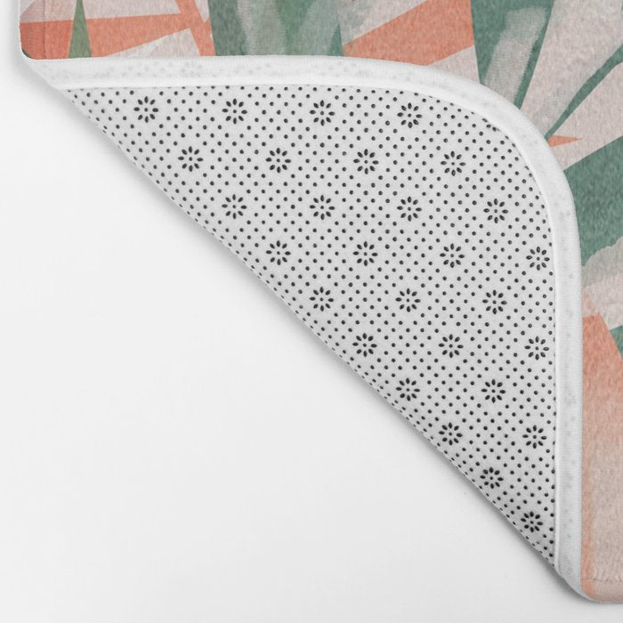 Tropical Leaves 4 Bath Mat Gallery Image 2