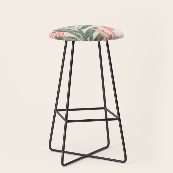 Tropical Leaves 4 Stool Gallery Image 1