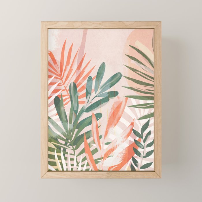 Tropical Leaves 4 Mini Art Print Gallery Image 1