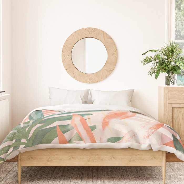 Tropical Leaves 4 Duvet Cover Gallery Image 3
