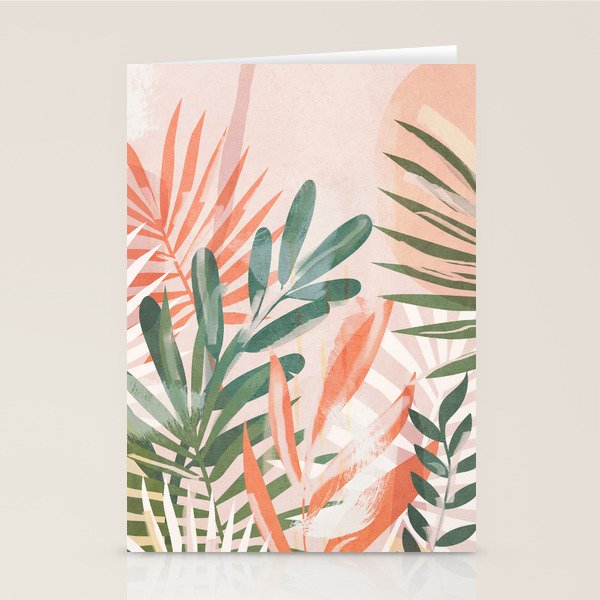 Tropical Leaves 4 Stationery Card Gallery Image 2