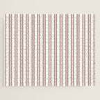 Classic Double Stripes Light Mocha Brown and White Vertical Stripe Pattern Jigsaw Puzzle Gallery Image 1