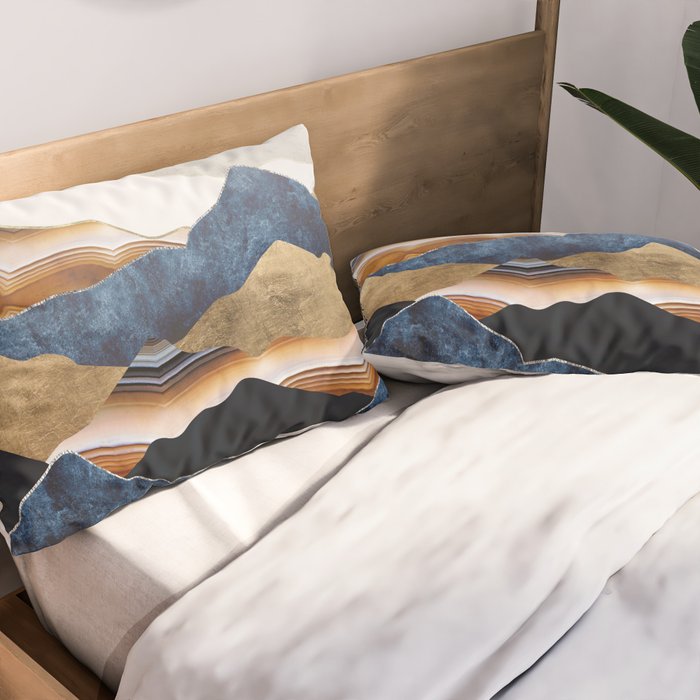 Amber Sun Pillow Sham Gallery Image 2