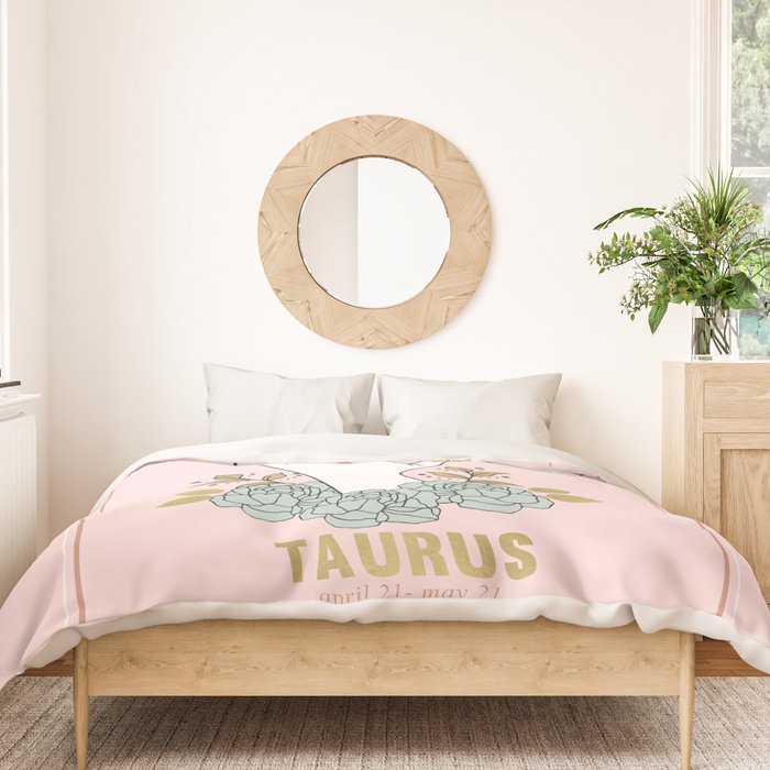 Taurus Zodiac Series Duvet Cover Gallery Image 3