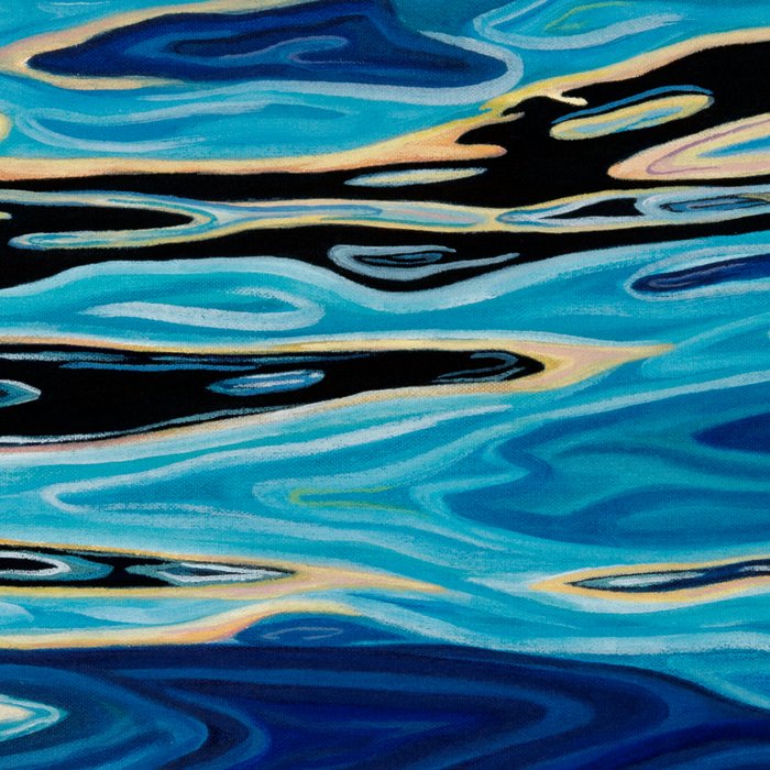 Abstract Water Ripples and Waves Coffee Mug Gallery Image 2