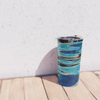 Abstract Water Ripples and Waves Travel Mug Gallery Image 4
