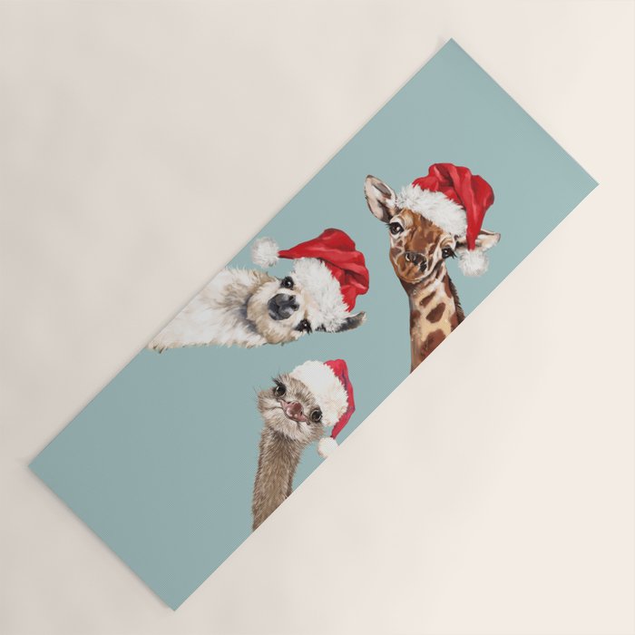 Christmas Animals Gang Yoga Mat Gallery Image 1