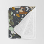 Baby animals in the dark forest DK Throw Blanket Gallery Image 3