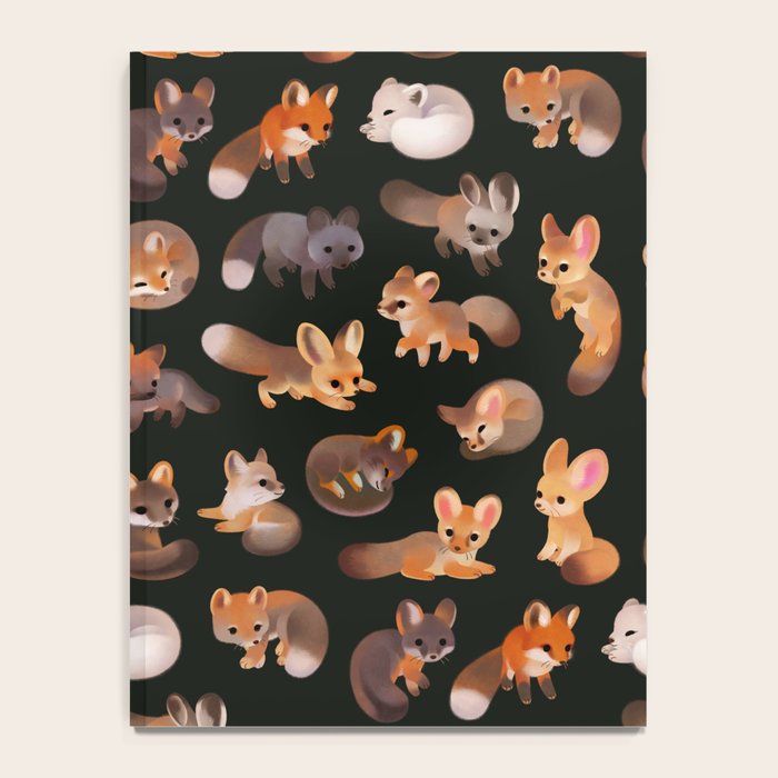 Foxes - dark Notebook Gallery Image 4