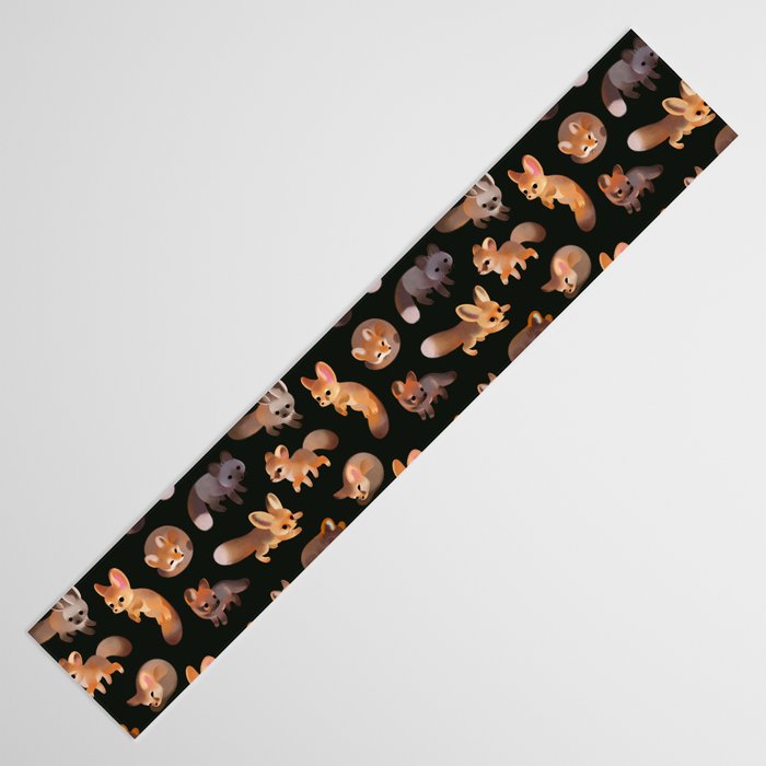 Foxes - dark Table Runner Gallery Image 3