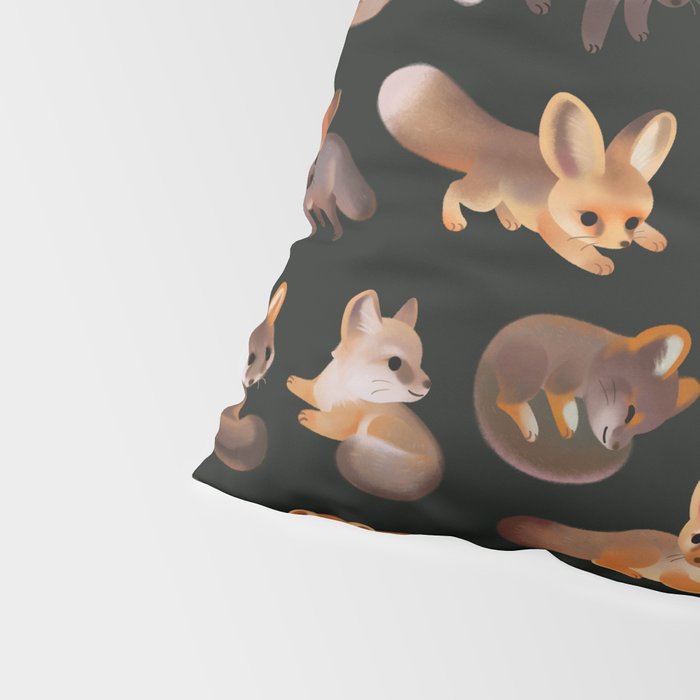 Foxes - dark Pillow Sham Gallery Image 4