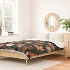 Foxes - dark Duvet Cover Gallery Image 2