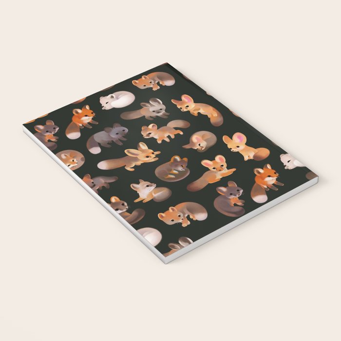 Foxes - dark Notebook Gallery Image 3