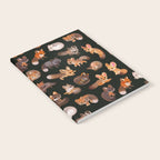 Foxes - dark Notebook Gallery Image 2