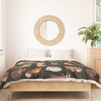 Foxes - dark Duvet Cover Gallery Image 3
