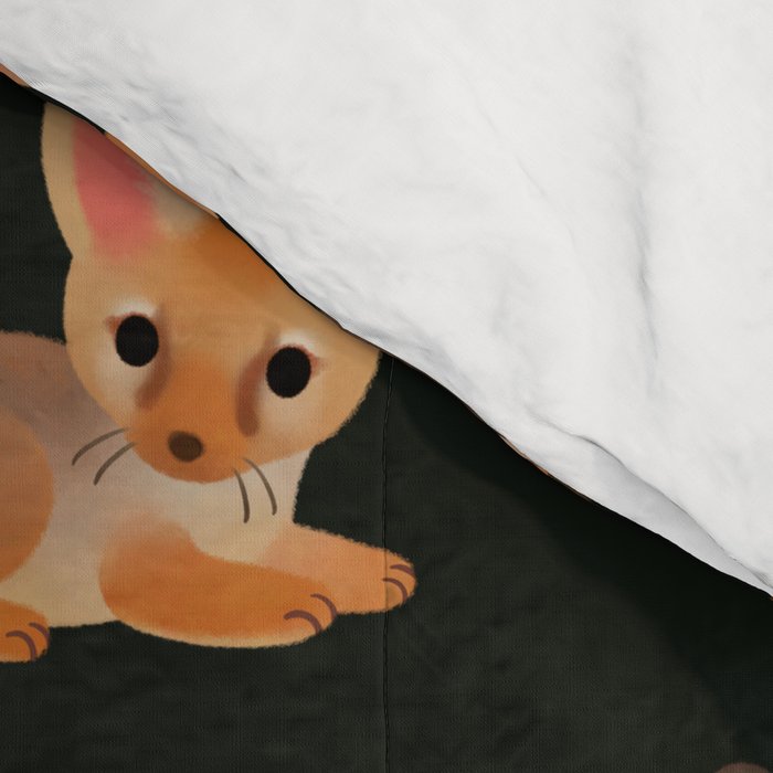 Foxes - dark Comforter Gallery Image 4