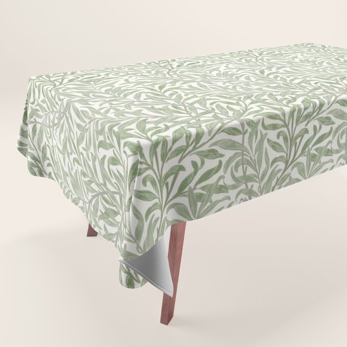 William Morris Willow Bough Willow Ecru Tablecloth Gallery Image 1