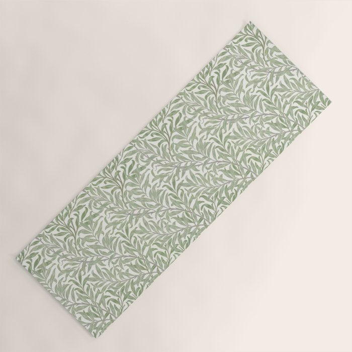 William Morris Willow Bough Willow Ecru Yoga Mat Gallery Image 1