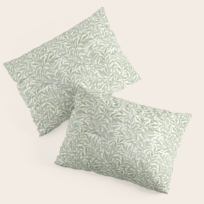 William Morris Willow Bough Willow Ecru Pillow Sham Gallery Image 3